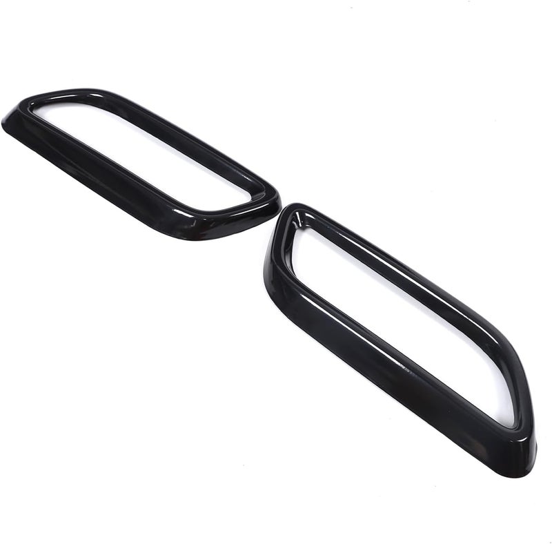 Hudiriy Tailpipe Exhaust Muffler Tail Pipe Cover Trim Decal Exterior Accessories Compatible with Cadillac CT4 CT5 2020-2023 3-2024 Cadillac CT6 Tail Pipe Trim (Black,Style B) - Image 5